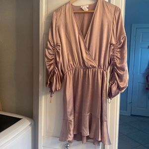 Parker silk Lilly purple pink dress